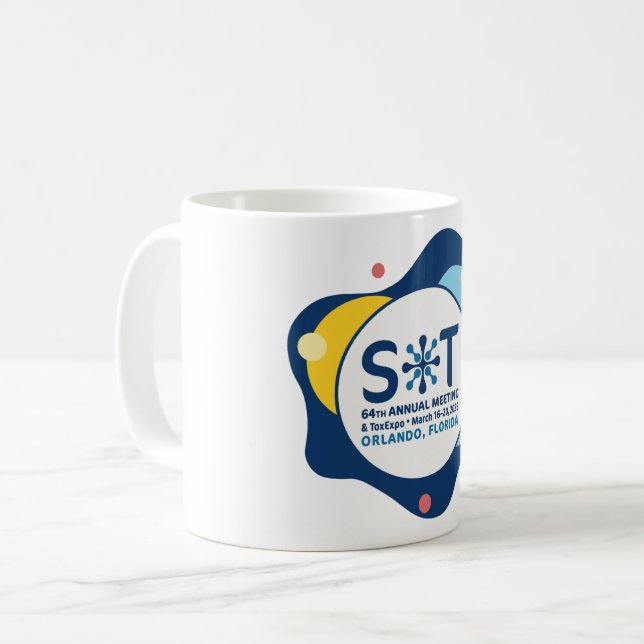 Taza De Café Reunión anual de 2025 SOT y ToxExpo Mug (Anverso izquierdo)