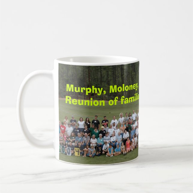 Taza De Café Reunión de familia de cinco irlandeses 2004, (Izquierda)