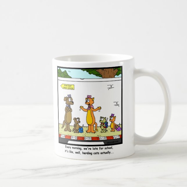 Taza De Café Reunión de gatos (Derecha)