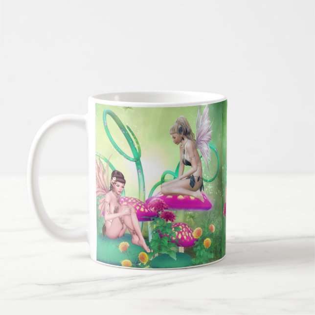 Taza De Café Reunión de hadas (Izquierda)