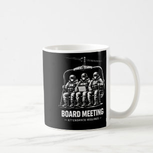 Taza De Café Reunión de la junta de snowboard remontes esquiado