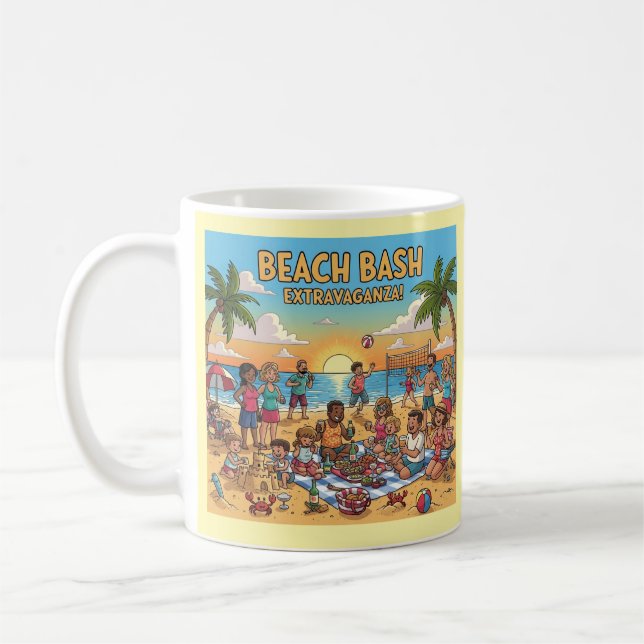 Taza De Café Reunión de playa (Izquierda)