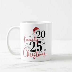Taza De Café Reunión del Equipo de Navidad Familiar 2025 Combin