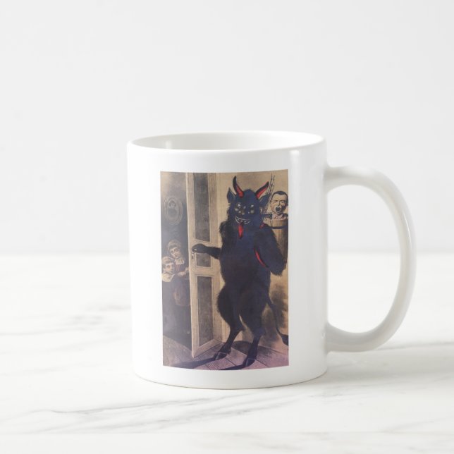 Taza De Café Reunión Familiar de Krampus (Derecha)