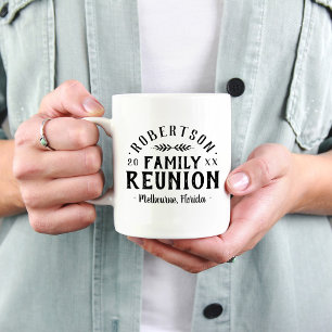 Taza De Café Reunión familiar personalizada rusa moderna