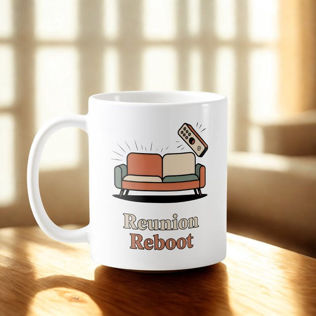 Taza De Café Reunion Reboot | Holiday Chaos Humor (Subido por el creador)