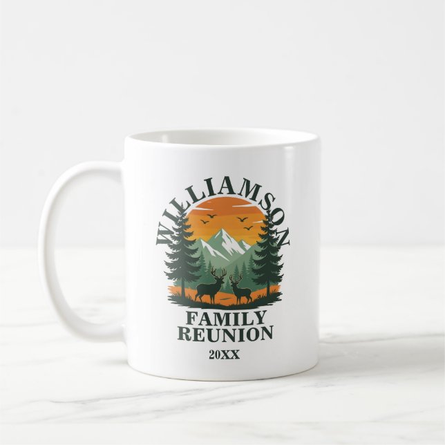 Taza De Café Reunión Rustica de Familia Salvaje (Izquierda)