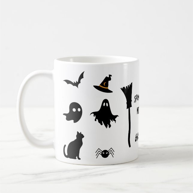 Taza De Café reunión y saludo en calle fantasma (Izquierda)