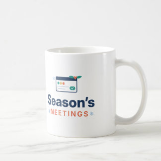Taza De Café Reuniones Divertidas de Temporada Oficina Navidad 