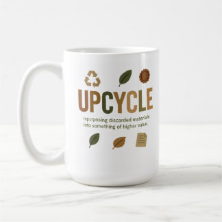 Taza De Café Reutilización Creativa de Materiales Desechados En