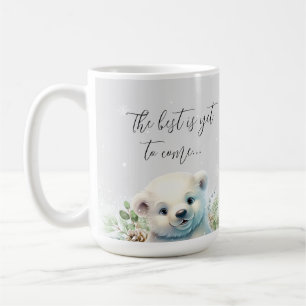 Taza De Café Revelación de embarazo de invierno suave promovida