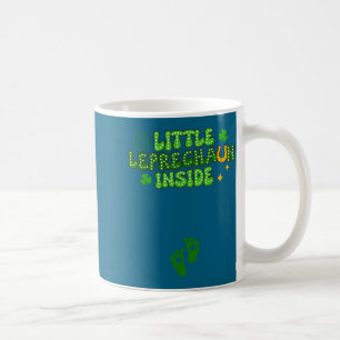 Taza De Café Revelación de Embarazo Ilustración Día de San Patr
