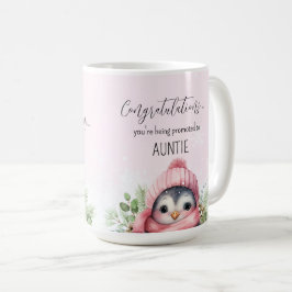 Taza De Café Revelación de embarazo Invitación promovida Niña
