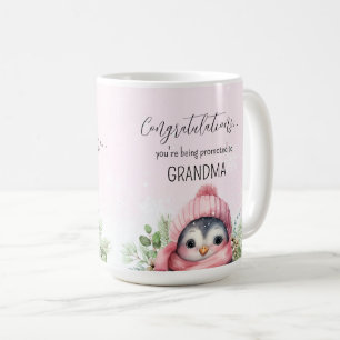 Taza De Café Revelación de embarazo promovida a la abuela bebé