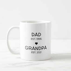 Taza De Café Revelación de la Invitación del embarazo del abuel