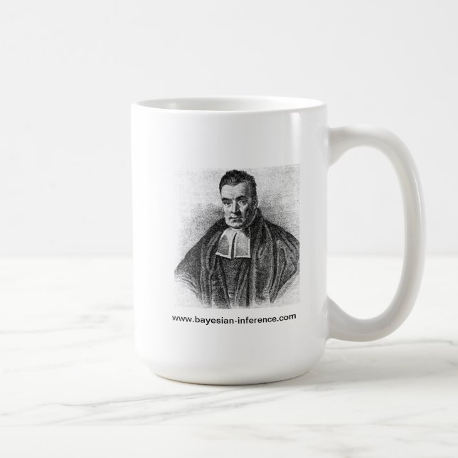 Taza de café reverenda de Thomas Bayes (Derecha)
