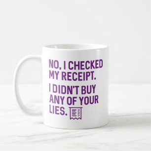 Taza De Café Revisé mi recibo