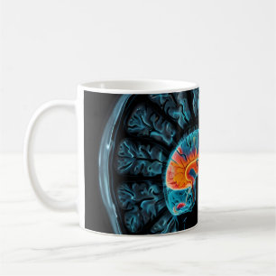 Taza De Café Revisión cerebral por resonancia magnética