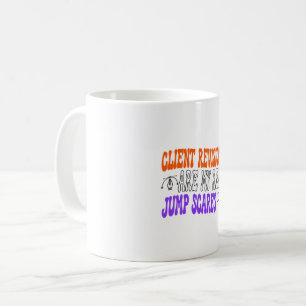 Taza De Café Revisiones divertidas de clientes de Halloween par