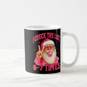 Taza De Café Reviso La Lista Humor 67 Meme 6-7 Divertido Seis S