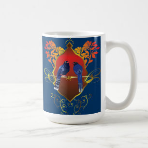 Taza De Café Revista azul de Taiwán