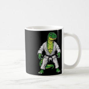 Taza De Café Rex Martial Arts Dinosaur Jiu-jitsu Bjj Karate