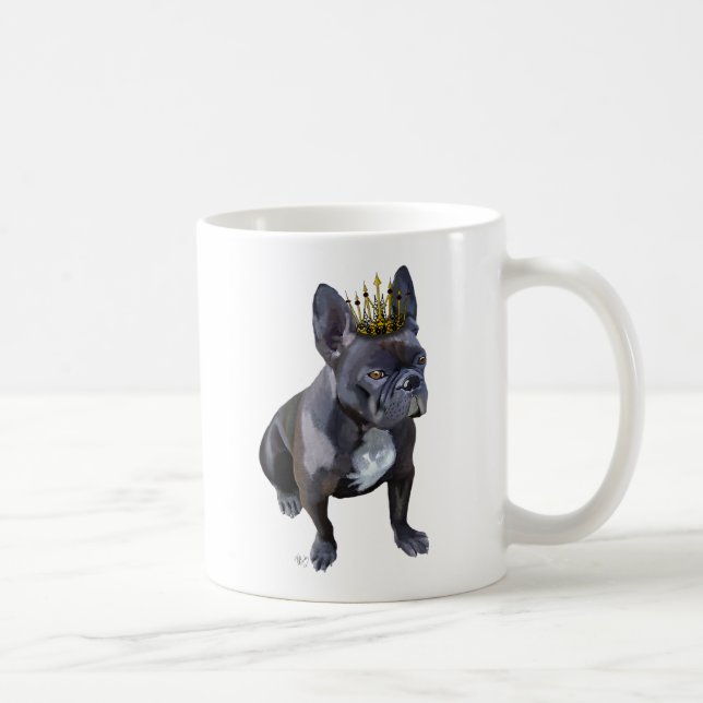 Taza De Café Rey Bulldog francés (Derecha)