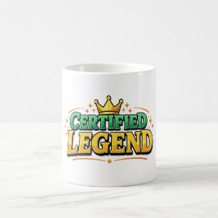 Taza De Café Rey Corona Leyenda Certificada