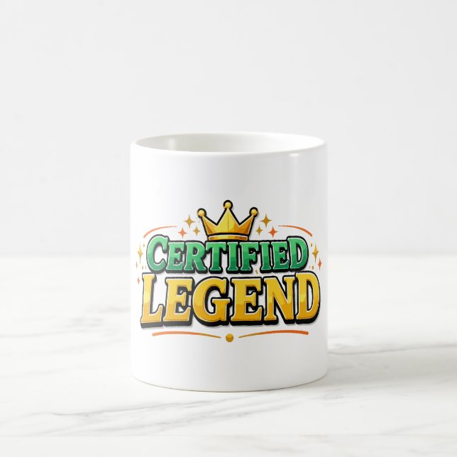 Taza De Café Rey Corona Leyenda Certificada (Centro)