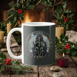 Taza De Café Rey de Acebo Solsticio de Invierno Folclore Britán