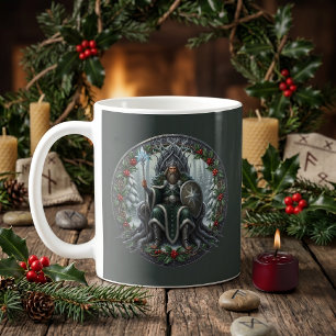Taza De Café Rey de Acebo Solsticio de Invierno Folclore Britán