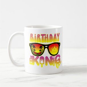 Taza De Café Rey de Cumpleaños