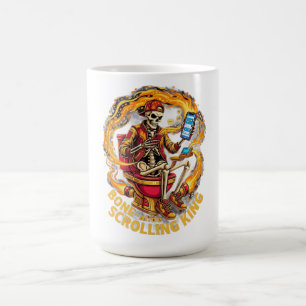 Taza De Café Rey de desplazamiento óseo auténtico