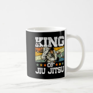 Taza De Café Rey de Jiu Jitsu Vintage Retro Rey de Jiu Jitsu