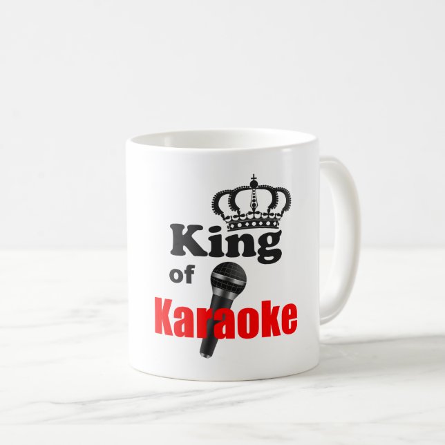 Taza De Café Rey de Karaoke (Anverso derecho)