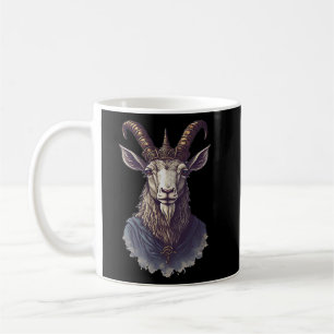 Taza De Café Rey de la cabra real con corona