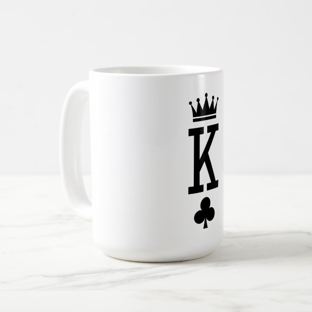 Taza De Café Rey de las cartas (Anverso izquierdo)