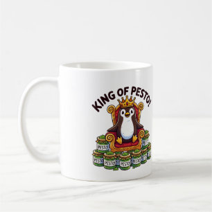 Taza De Café Rey de Pesto Pingüino