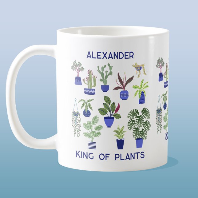 Taza De Café Rey de plantas personalizado (Subido por el creador)