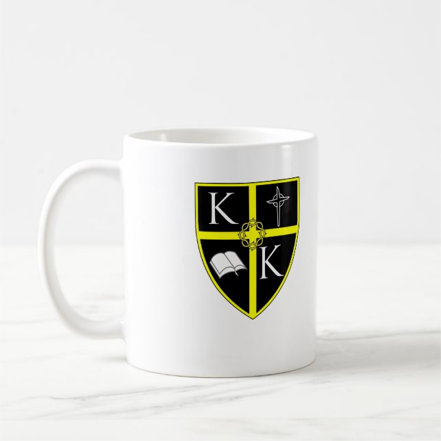 Taza De Café Rey de reyes Shield Mug Plain (Izquierda)