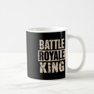 Taza De Café Rey de Ttle Royale Gamer Angustiado