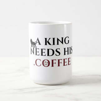 Taza De Café Rey del Café León Amante del Café Cafeína de la Ma