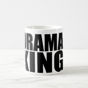 Taza De Café Rey del drama de Oxygentees
