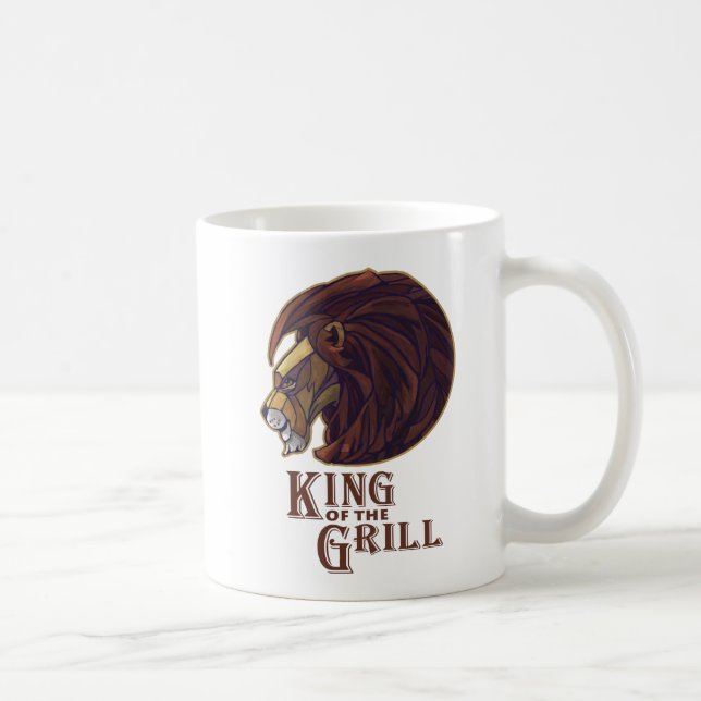 Taza De Café Rey del Grill (Derecha)