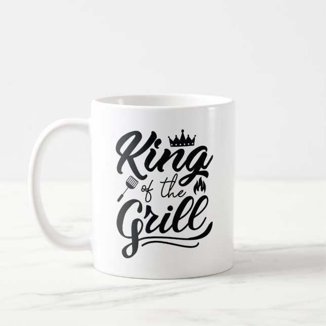 Taza De Café Rey Del Grill (Izquierda)