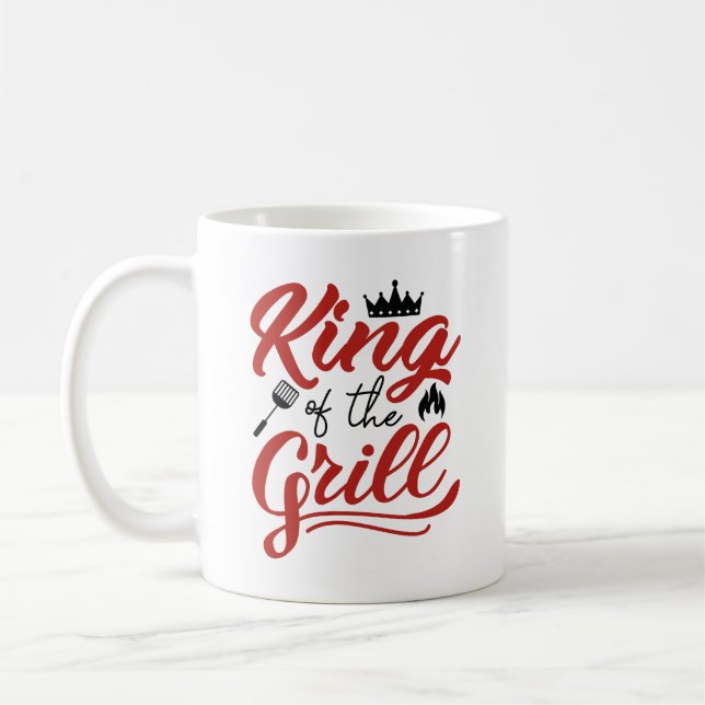 Taza De Café Rey Del Grill (Izquierda)