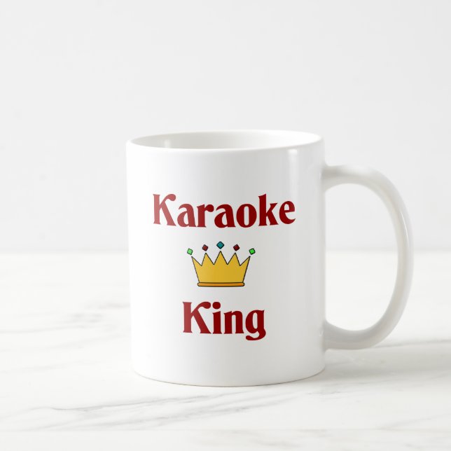 Taza De Café Rey del Karaoke (Derecha)
