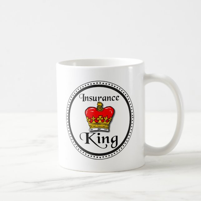 Taza De Café Rey del seguro (Derecha)