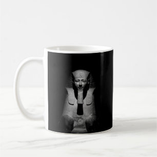 Taza De Café Rey faraón blanco y negro