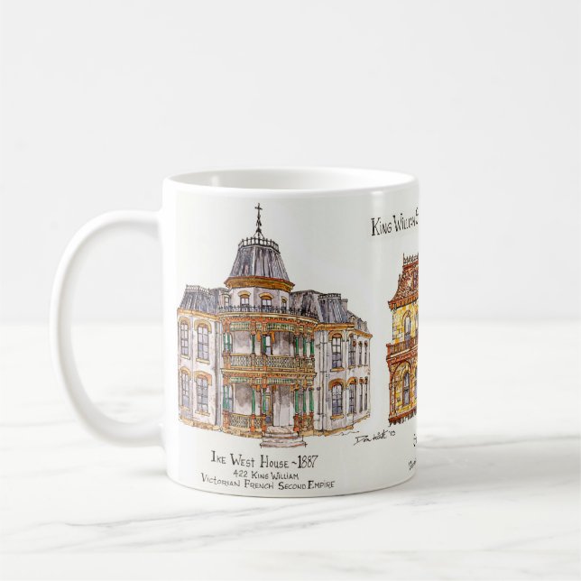 Taza De Café Rey Guillermo Street del Victorian (Izquierda)